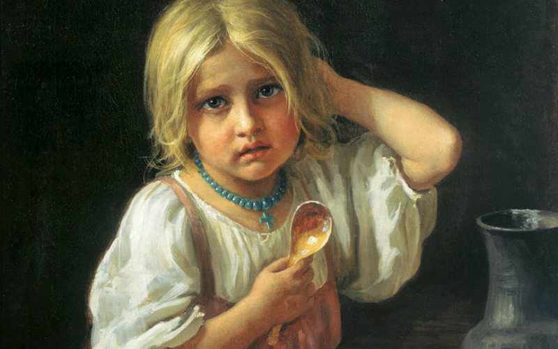 Харитон Платонов «Крестьянская девочка» (1876)