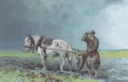 Картинка к "Притча о крестьянине и белой лошади"